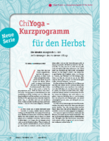 ChiYoga-Kurzprogramm für den Herbst – yoga aktuell, Oktober_November 2013