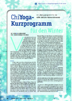 ChiYoga-Kurzprogramm für den Winter – yoga aktuell, Dezember_Januar 2013_14