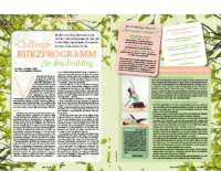 ChiYoga-Kurzprogramm für den Frühling – yoga aktuell, April:Mai 2014
