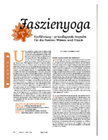 FaszienYoga, Teil 1 – Yoga aktuell Feb_März 2016