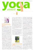 Yoga Aktuell, Nr. 43, April-Mai 2_2007, Beitrag ueber das Buch Sanftes Workout for Koerper, Geist und Seele