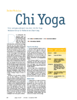 YogaAktuell, Nr. 58, Oktober:November, Vital und gesund durch das Jahr mit Chi Yoga