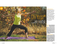 Zeitschrift Moments, Ausgabe September, ChiYoga im Herbst