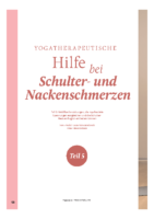 Yoga Aktuell 135_Yogatherapie 5_Schultern-Nacken